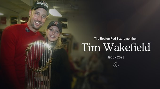 Legendary Boston Red Sox pitcher Tim Wakefield has dies at 57